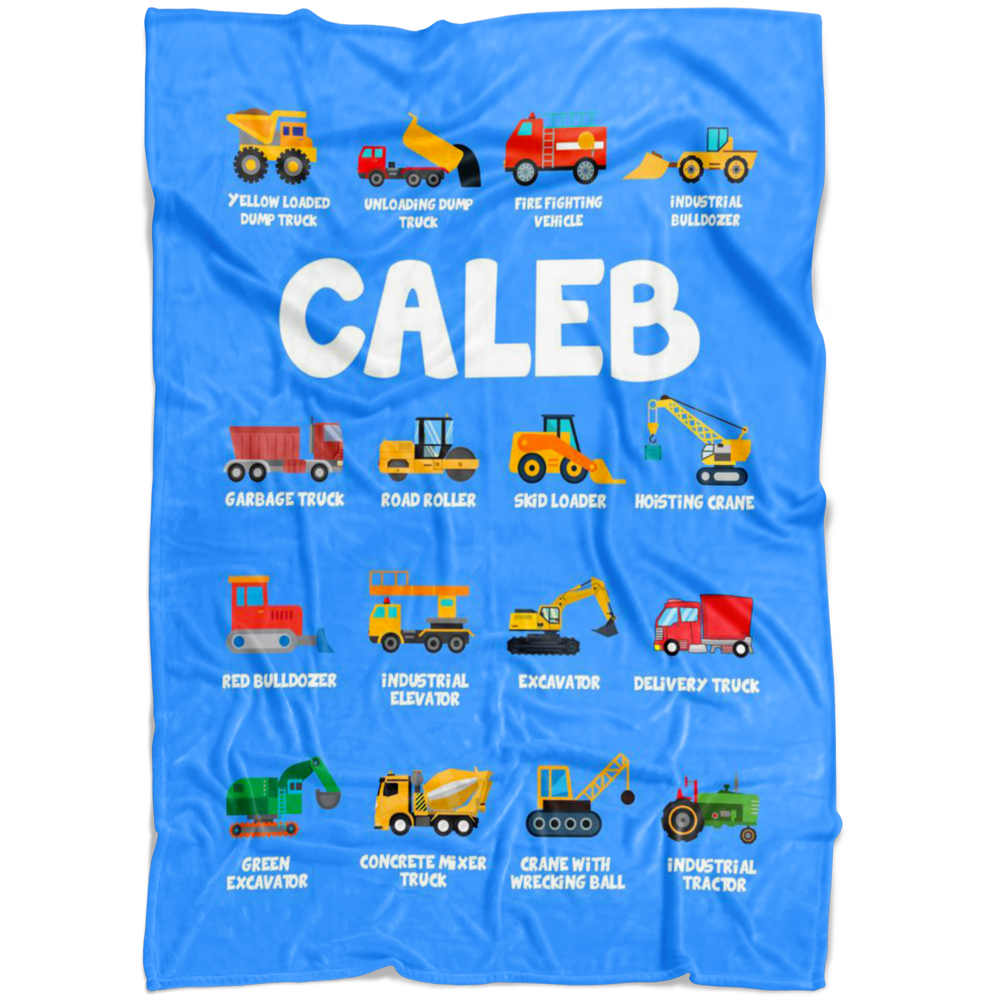 CALEB Construction Blanket Blue