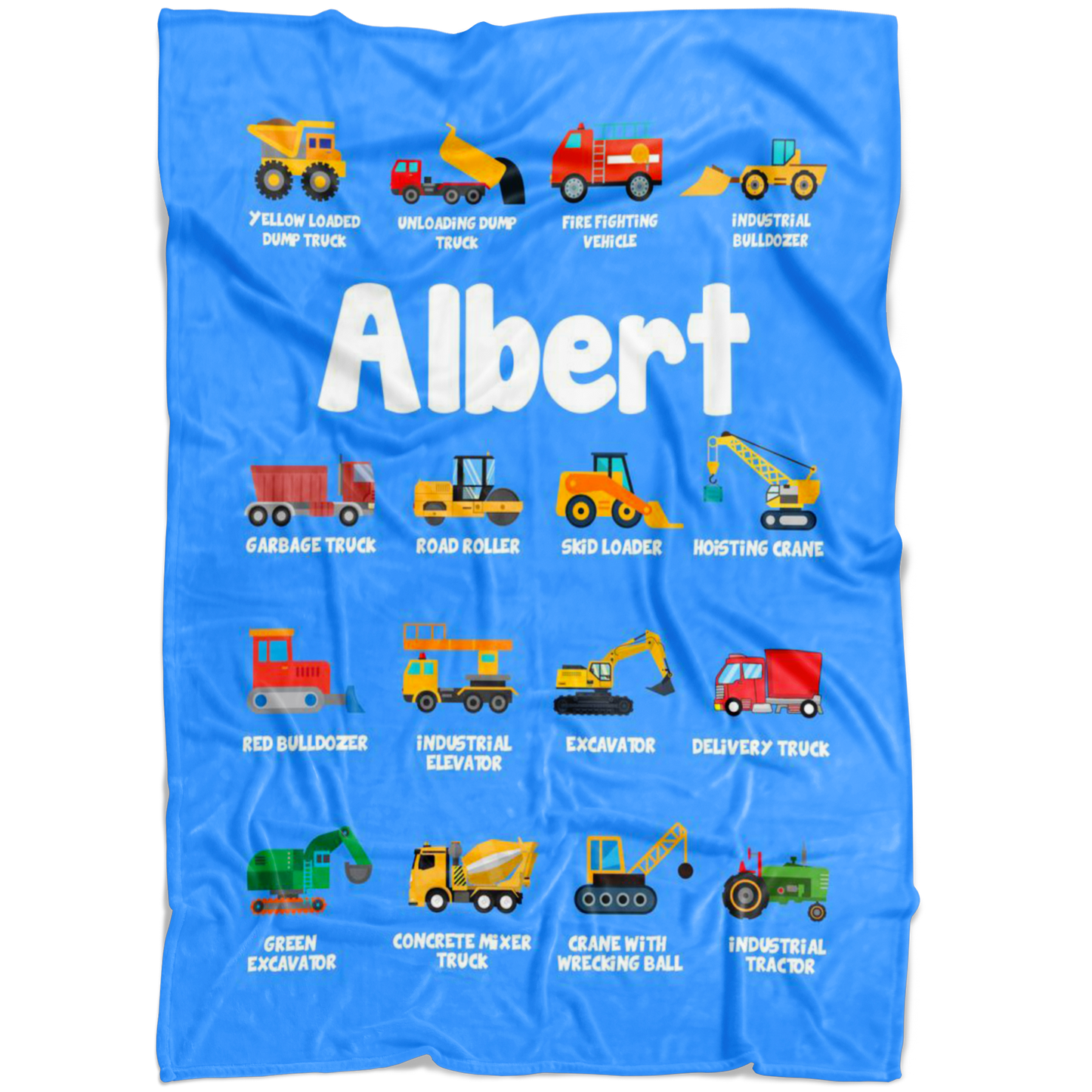 Albert Construction Blanket Blue