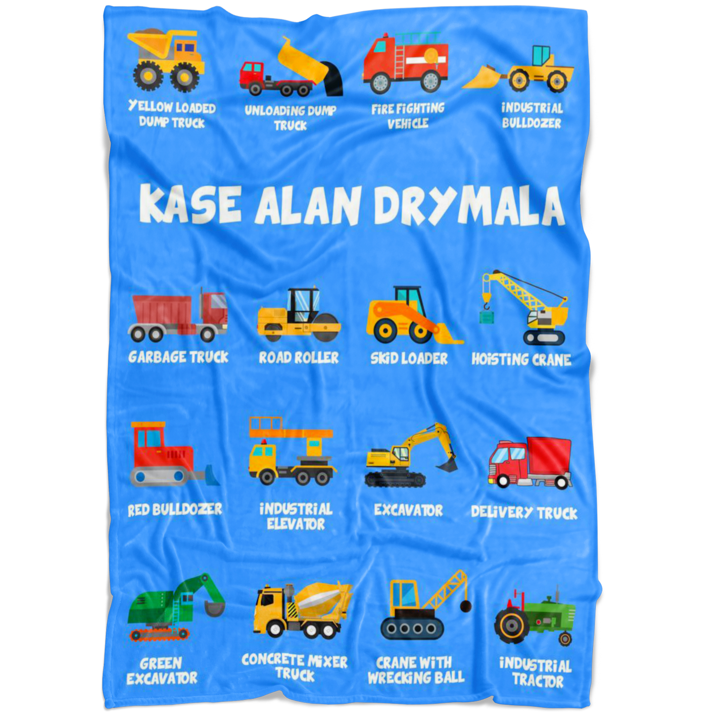 KASE ALAN DRYMALA Construction Blanket Blue
