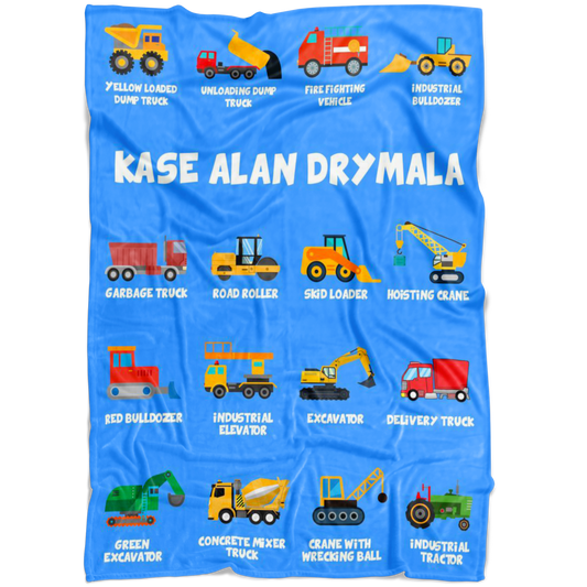 KASE ALAN DRYMALA Construction Blanket Blue