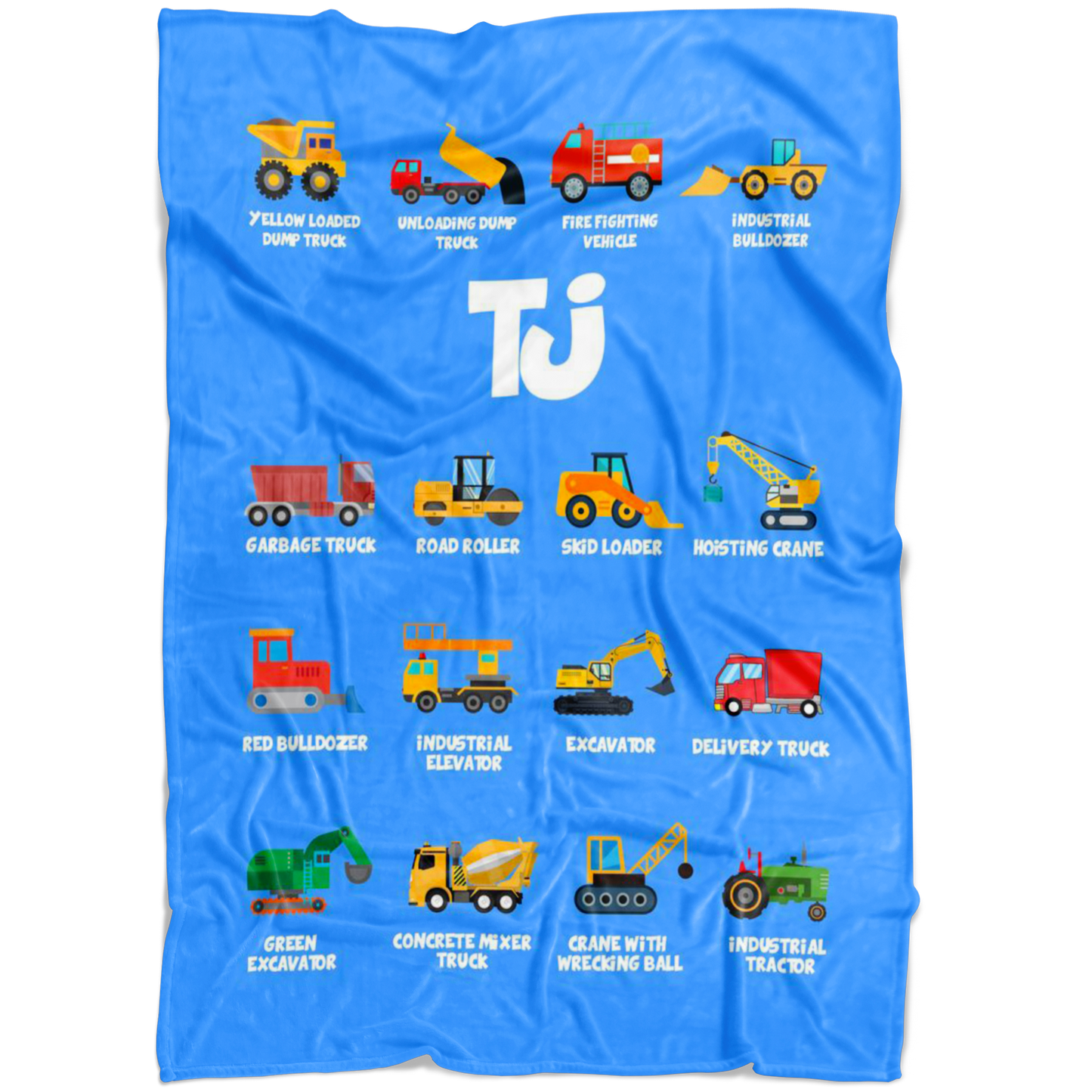 TJ Construction Blanket Blue