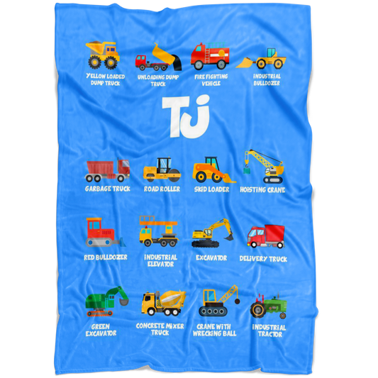 TJ Construction Blanket Blue