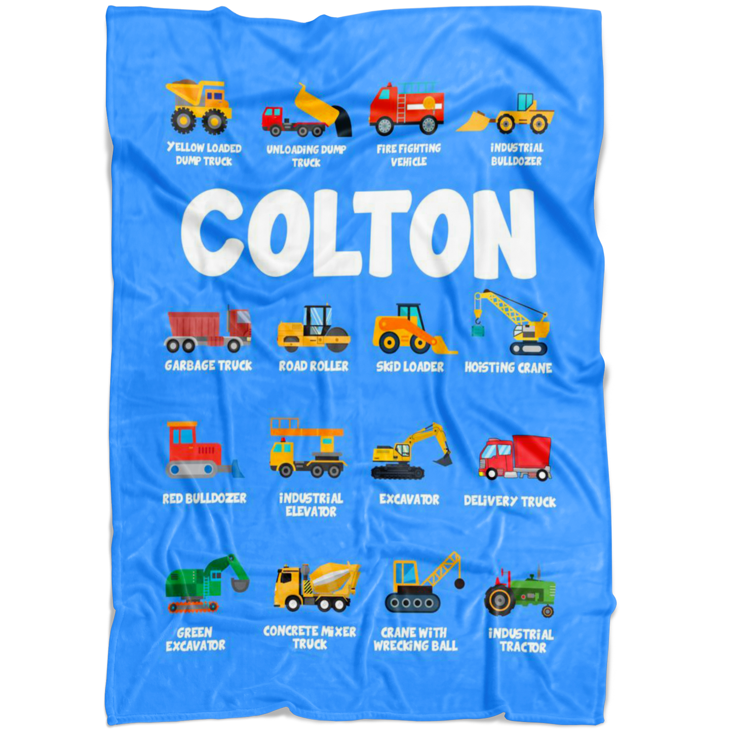 COLTON Construction Blanket Blue