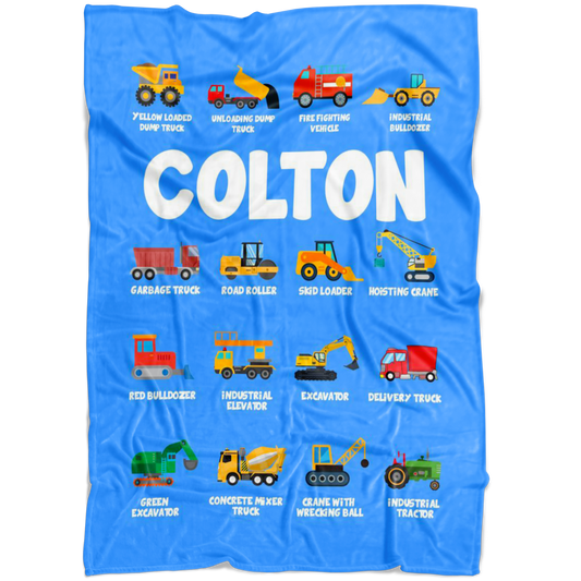 COLTON Construction Blanket Blue