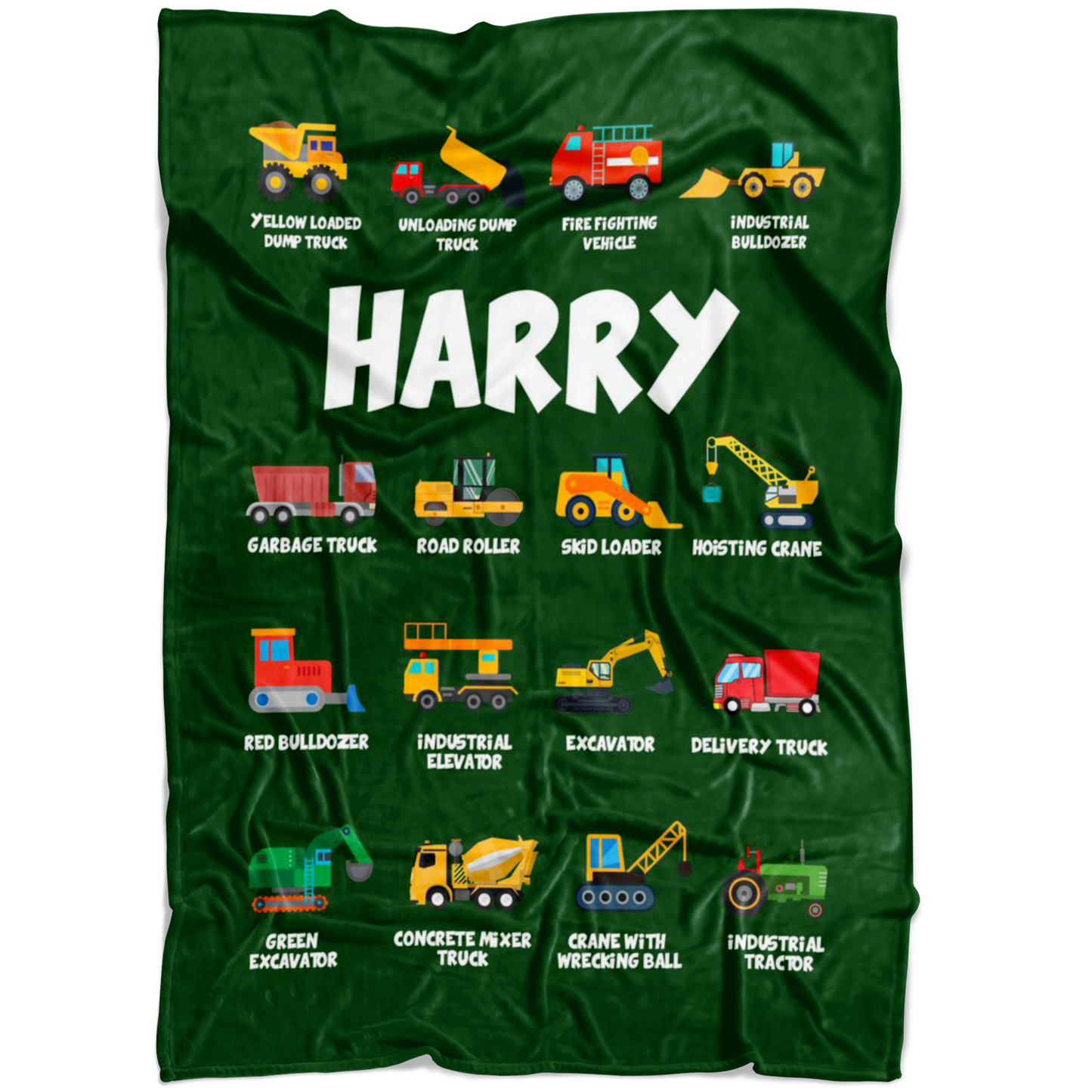 Harry Construction Blanket Green