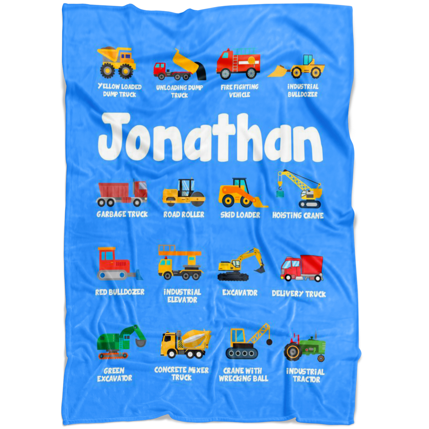 Jonathan Construction Blanket Blue
