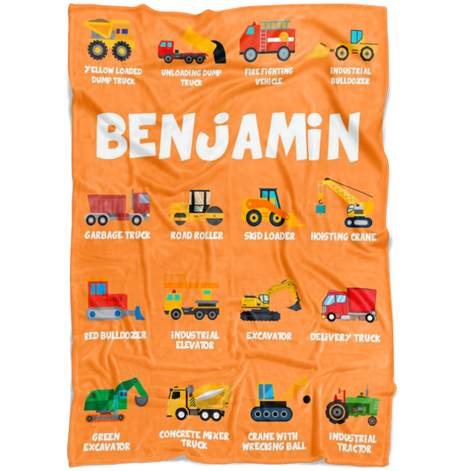 Benjamin Construction Blanket Orange