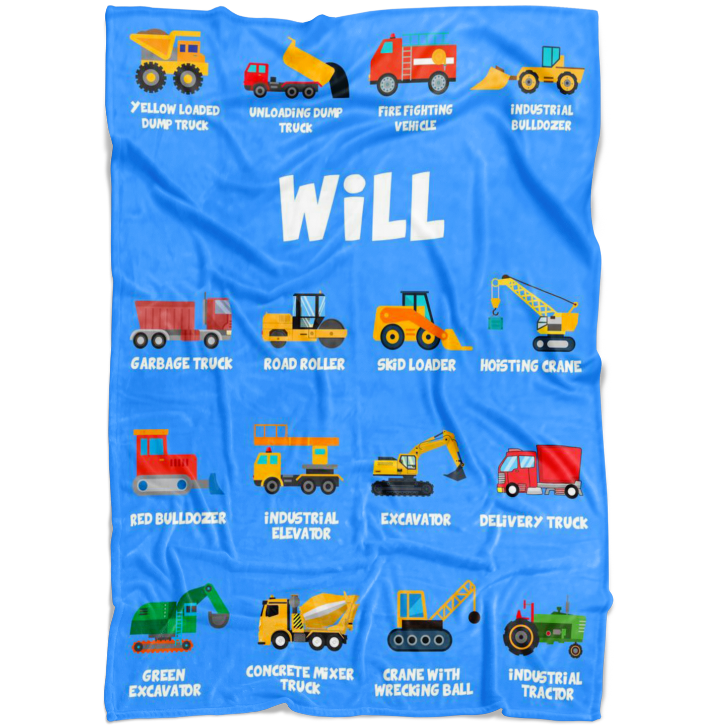 Will Construction Blanket Blue