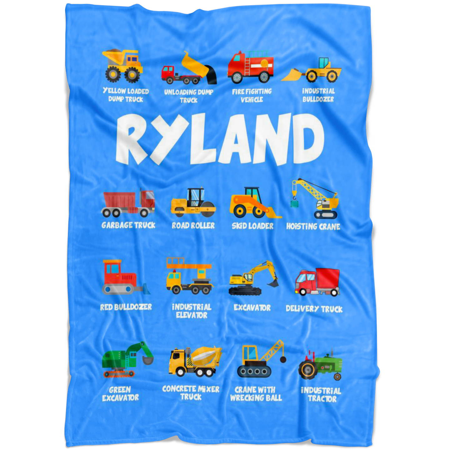 Ryland Construction Blanket Blue